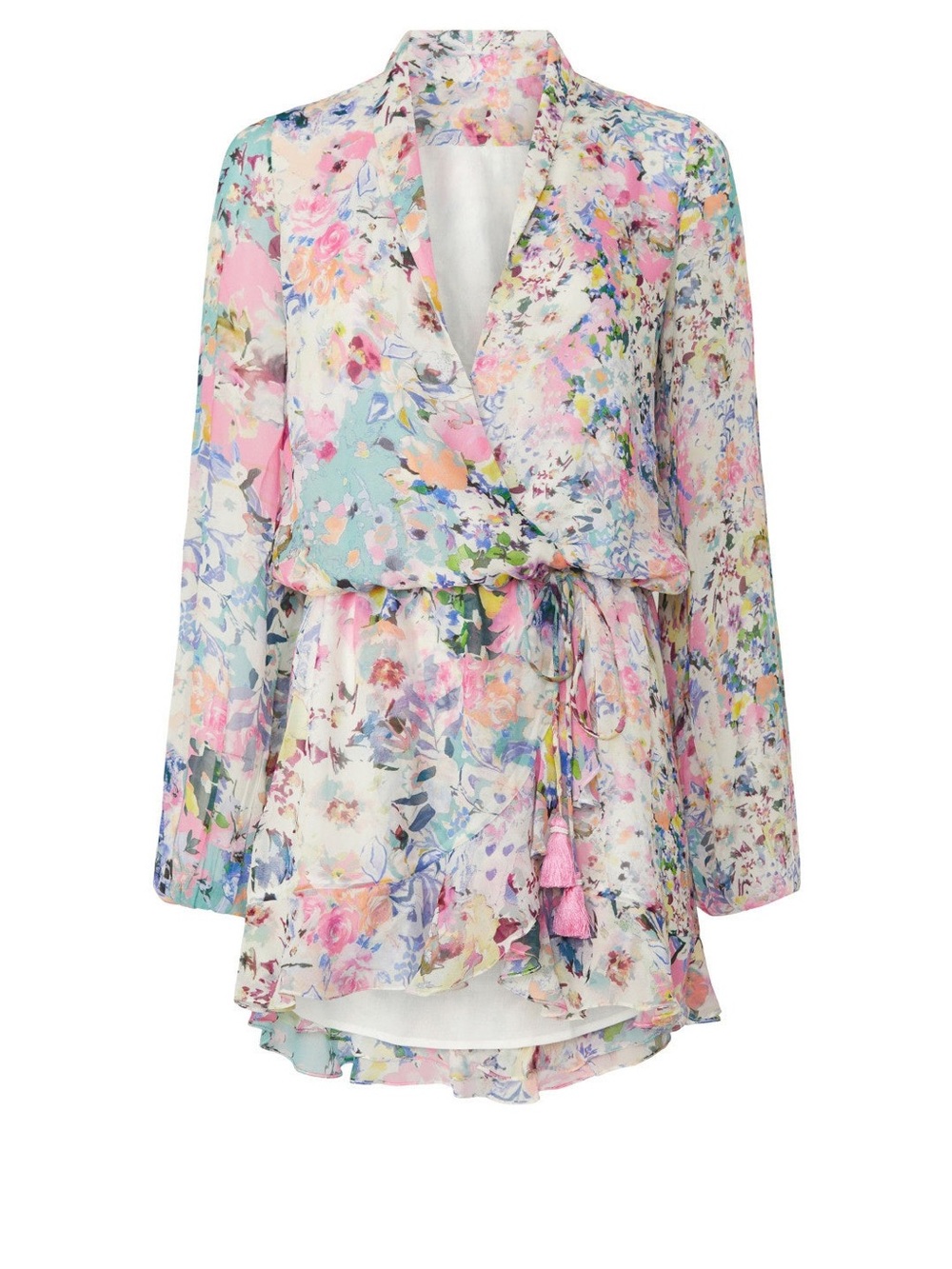 Rococo Sand Leila Wrap Mini Dress
Size Small | Excellent Condition